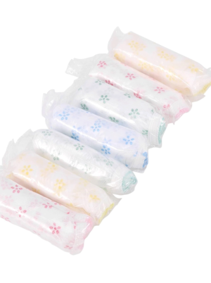 Fabric-Wrapped Hair Rollers (Floral)